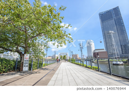 橫濱港未來城市景觀火車路 橫濱港未來城市景觀火車路 140076944