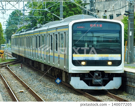 209 series 2100 series, Sobu Main Line, Yachimata Station 209 series 2100 series, Sobu Main Line, Yachimata Station 140077205
