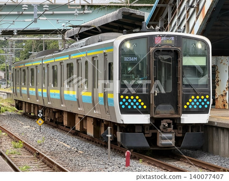 E131 series 0-series, Sotobo Line, Awa-Kominato Station E131 series 0-series, Sotobo Line, Awa-Kominato Station 140077407
