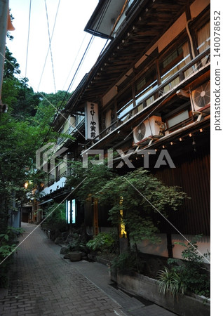 August, the winding alleys of Shibu Onsen August, the winding alleys of Shibu Onsen 140078652