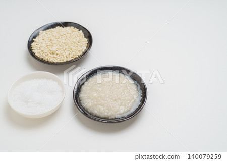 Salted rice malt and ingredients (rice malt, salt) Salted rice malt and ingredients (rice malt, salt) 140079259