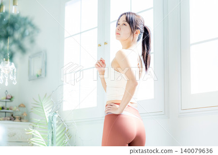 Portrait of a yoga practitioner Portrait of a yoga practitioner 140079636