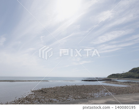 A beautiful coastal landscape on a sunny May day. A beautiful coastal landscape on a sunny May day. 140080195