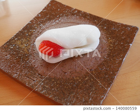 Wrapped strawberry daifuku Wrapped strawberry daifuku 140080559