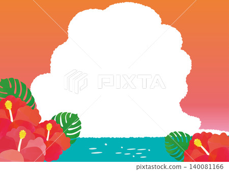 熱帶海洋的插圖背景 熱帶海洋的插圖背景 140081166