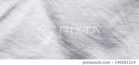 White knitted fabric texture with natural gray shadow stain marks White knitted fabric texture with natural gray shadow stain marks 140081524
