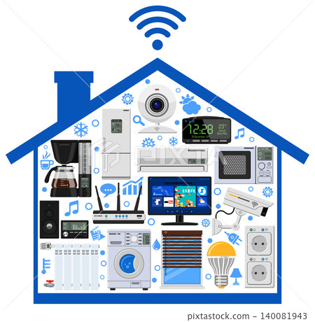 Smart Home and Internet of Things Concept Smart Home and Internet of Things Concept 140081943