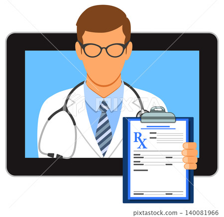 online doctor concept online doctor concept 140081966