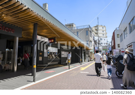 東京大田區城市景觀:長原車站前 東京大田區城市景觀:長原車站前 140082360