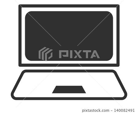 Laptop icon material 140082491
