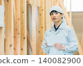 Male worker at a new construction site 140082900