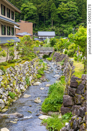 福井縣永平寺町永平寺川景色。 140083178