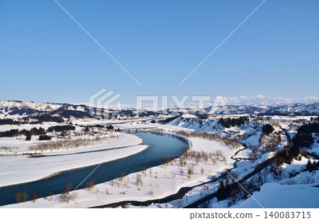 Shinano River · Echigo Miyama Winter Scene Shinano River · Echigo Miyama Winter Scene 140083715