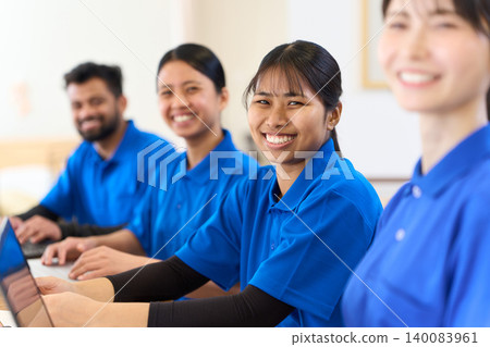 Multinational caregivers working in Japanese nursing homes Multinational caregivers working in Japanese nursing homes 140083961