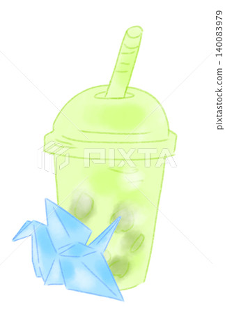 與摺紙鶴一起喝飲料 與摺紙鶴一起喝飲料 140083979