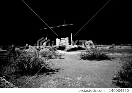 High Contrast Casa Grande National Monument Black and White High Contrast Casa Grande National Monument Black and White 140084350