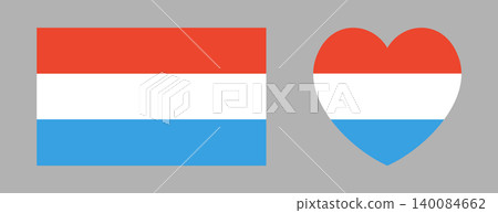Rectangle, heart Luxembourg Flag button. Luxembourg flag icon, badge, sticker. Set of Rectangular, heart of Luxembourg flag banner, background. Rectangle, heart Luxembourg Flag button. Luxembourg flag icon, badge, sticker. Set of Rectangular, heart of Luxembourg flag banner, background. 140084662