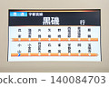 [JR East] In-car LCD display of E131-600 series train (Utsunomiya Line: Oyama Station) 140084703