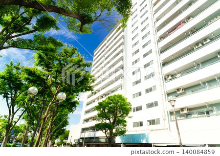 Takashimadaira Housing Complex in Tokyo: One of Japan's largest housing complexes. Takashimadaira Housing Complex in Tokyo: One of Japan's largest housing complexes. 140084859