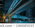 Yokohama at night: Portside Central Intersection (Skyway) 140085035
