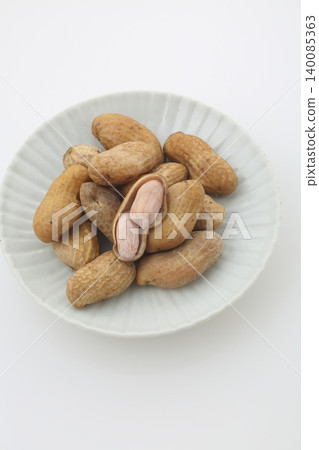 Boiled peanuts, vertical overhead view Boiled peanuts, vertical overhead view 140085363