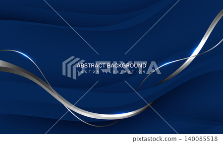 Abstract silver curve luxury on blue tone design modern technology futuristic creative vector Abstract silver curve luxury on blue tone design modern technology futuristic creative vector 140085518