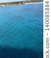 Crystal-clear emerald green sea and beautiful coastline 140085884