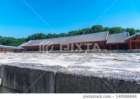 Seoul, South Korea - May. 30, 2026 : Jongmyo Shrine Jeongjeon, A UNESCO World Heritage Site in Seoul 140086684