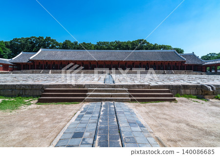 Seoul, South Korea - May. 30, 2026 : Jongmyo Shrine Jeongjeon, A UNESCO World Heritage Site in Seoul 140086685