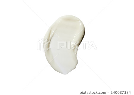 Cream cosmetic smear isolated white background beauty product Cream cosmetic smear isolated white background beauty product 140087384