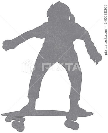 skateboard people shadow skateboard people shadow 140088303
