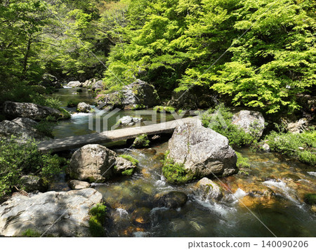 Scenery of the Odagariyama Valley in Uchikocho Ehime Prefecture 140090206
