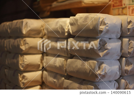 Wide Angle Interior View of Traditional Wooden Mill Wide Angle Interior View of Traditional Wooden Mill 140090615