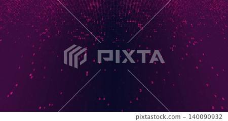 Digital Rainfall. Panoramic Binary Stream with Dynamic Perspective and Depth Digital Rainfall. Panoramic Binary Stream with Dynamic Perspective and Depth 140090932