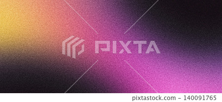 Grainy abstract background, magenta pink purple yellow banner poster header cover wallpaper design, noise texture vibrant glowing color gradient shape on black backdrop Grainy abstract background, magenta pink purple yellow banner poster header cover wallpaper design, noise texture vibrant glowing color gradient shape on black backdrop 140091765