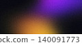 Orange purple black grainy background, noise texture vibrant color gradient shape, abstract dark banner poster header backdrop cover wallpaper design 140091773
