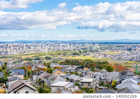 Natori City, Nachigaoka townscape, from Asuto Nagamachi, Taihaku Ward, Sendai City towards Minami-Sendai. Natori City, Nachigaoka townscape, from Asuto Nagamachi, Taihaku Ward, Sendai City towards Minami-Sendai. 140092269