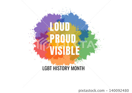 Loud Proud Visible Typography Design Loud Proud Visible Typography Design 140092480