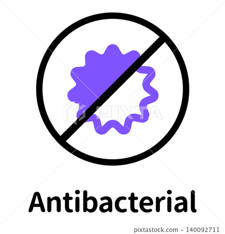 Antibacterial and deodorizing function display icon material (English) Antibacterial and deodorizing function display icon material (English) 140092711