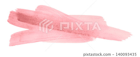 pink brush isolated on transparent background pink watercolor 140093435