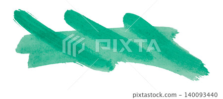 green brush isolated on transparent background green watercolor green brush isolated on transparent background green watercolor 140093440