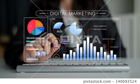 Digital Marketing Analytics Dashboard with Charts and Data Visualization for Business Performance Review and Strategy Development. Bitwise Digital Marketing Analytics Dashboard with Charts and Data Visualization for Business Performance Review and Strategy Development. Bitwise 140093524