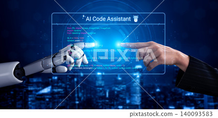 Futuristic Collaboration Between Human Hand and Robotic Arm Using Advanced Artificial Intelligence in Coding and Software Development Environment Cyphers. Futuristic Collaboration Between Human Hand and Robotic Arm Using Advanced Artificial Intelligence in Coding and Software Development Environment Cyphers. 140093583