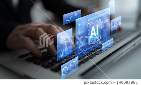 AI Neural Network Dashboard with Advanced Data Visualization and Brain. Corpus AI Neural Network Dashboard with Advanced Data Visualization and Brain. Corpus 140093965