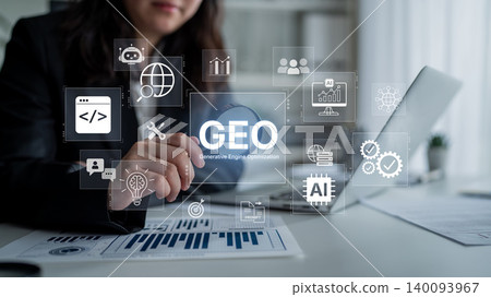 Generative Engine Optimization with AI strategy. Corpus 140093967