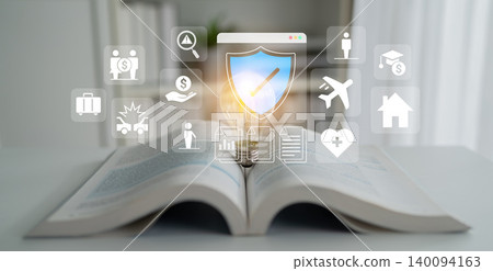 Insurance service digital interface concept Parse Insurance service digital interface concept Parse 140094163