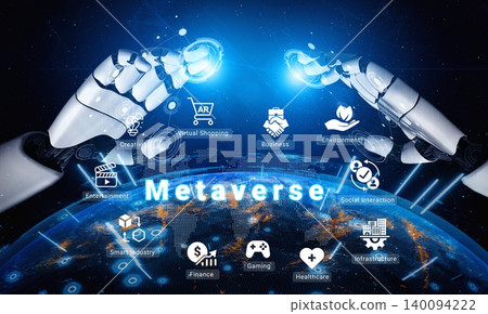 AI-powered metaverse ecosystem and digital network Parse AI-powered metaverse ecosystem and digital network Parse 140094222
