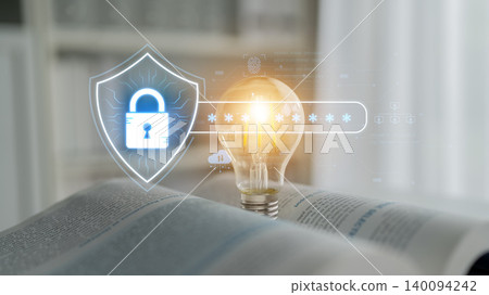 Network security with password and biometric fingerprint authentication. Fermion Network security with password and biometric fingerprint authentication. Fermion 140094242