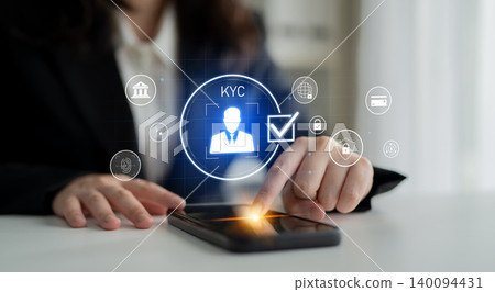 Digital KYC verification process with ID authentication Latch 140094431