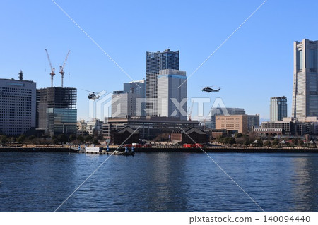 橫濱市消防局新年遊行彩排場景。 橫濱市消防局新年遊行彩排場景。 140094440